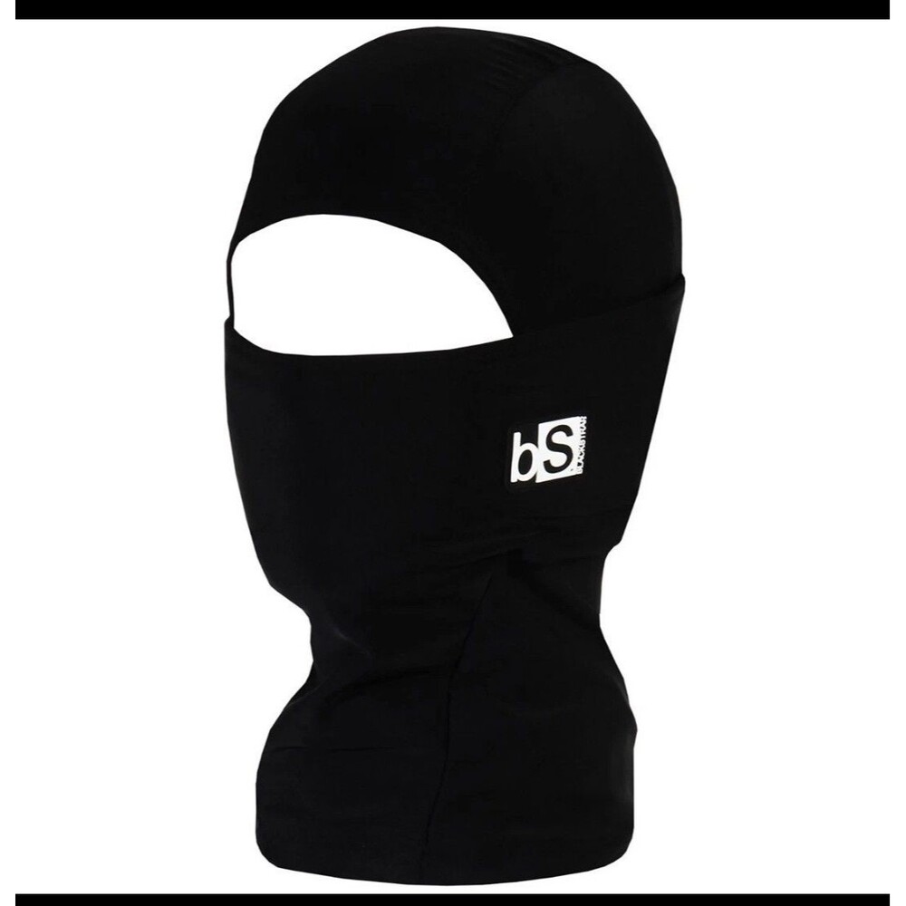 BlackStrap Kids Hood Balaclava Facemask Solid Black OSFM KIDS ages 2-7ish New